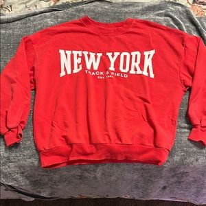 H&M Red New York Track & Field women XS, trendy, teen